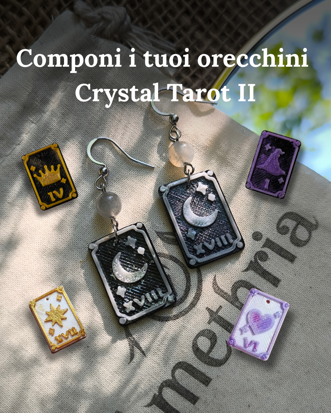 Orecchini Crystal Tarot II