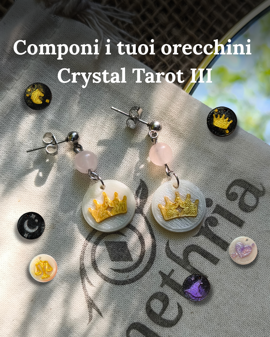 Orecchini Crystal Tarot III