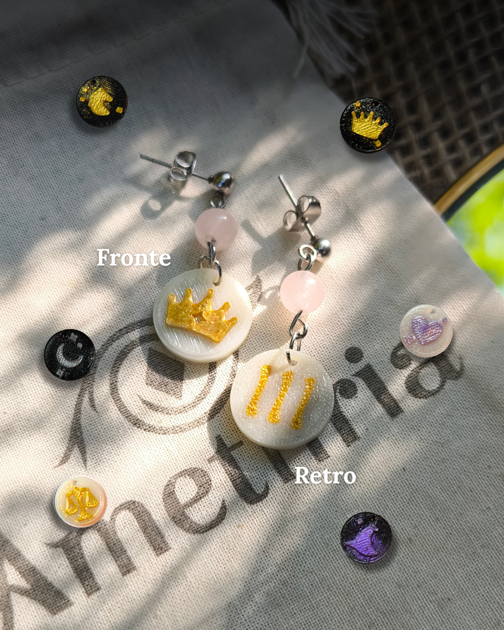 Orecchini Crystal Tarot III