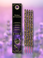 Incenso Smudge Stick Lavanda e Ametista 20g — Parfum de Gemmes