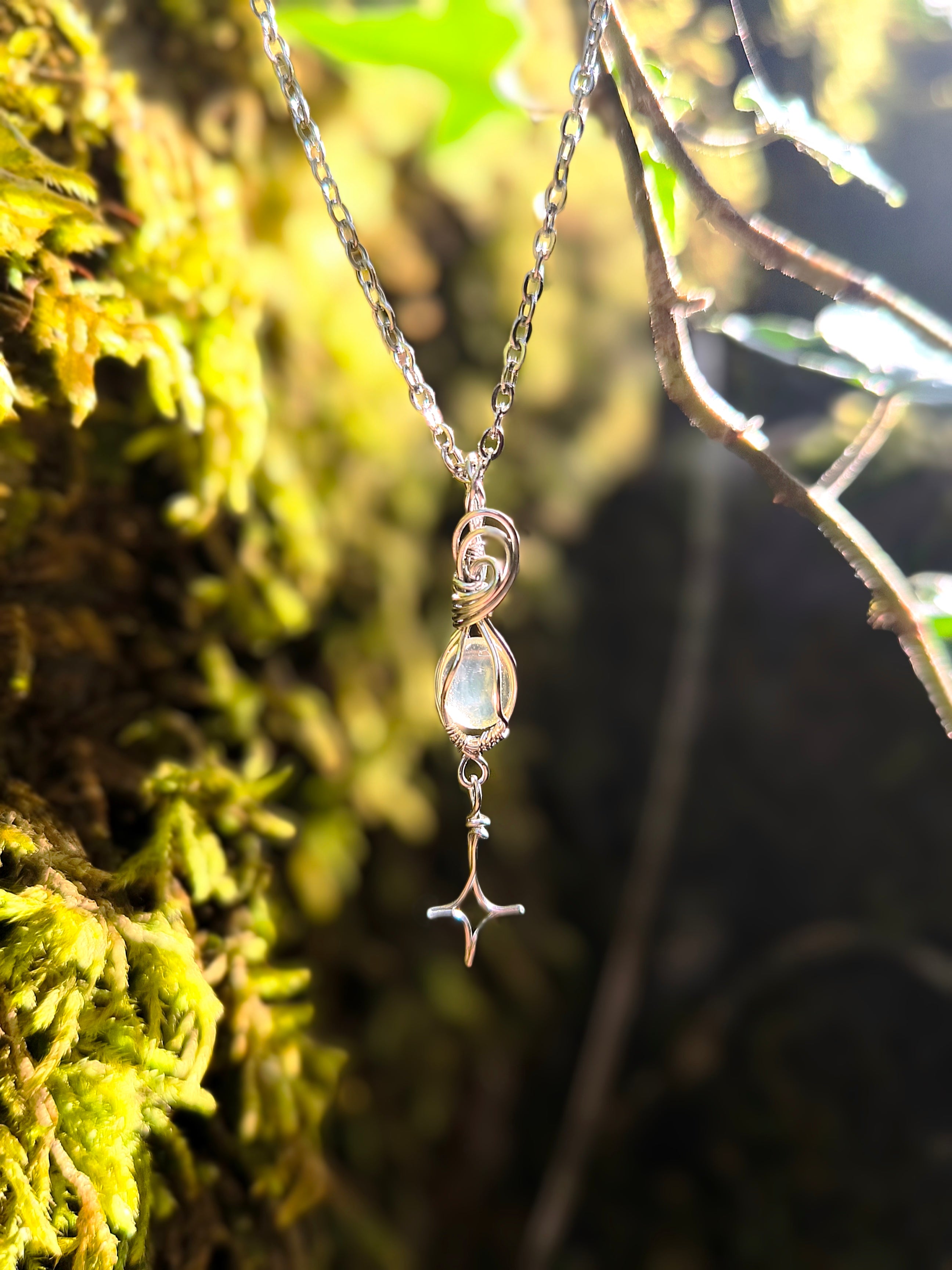 Collana Astral - quarzo citrino