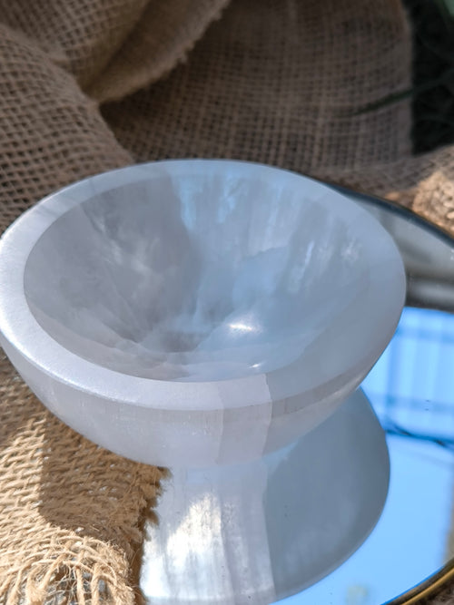 Ciotolina in selenite 10cm