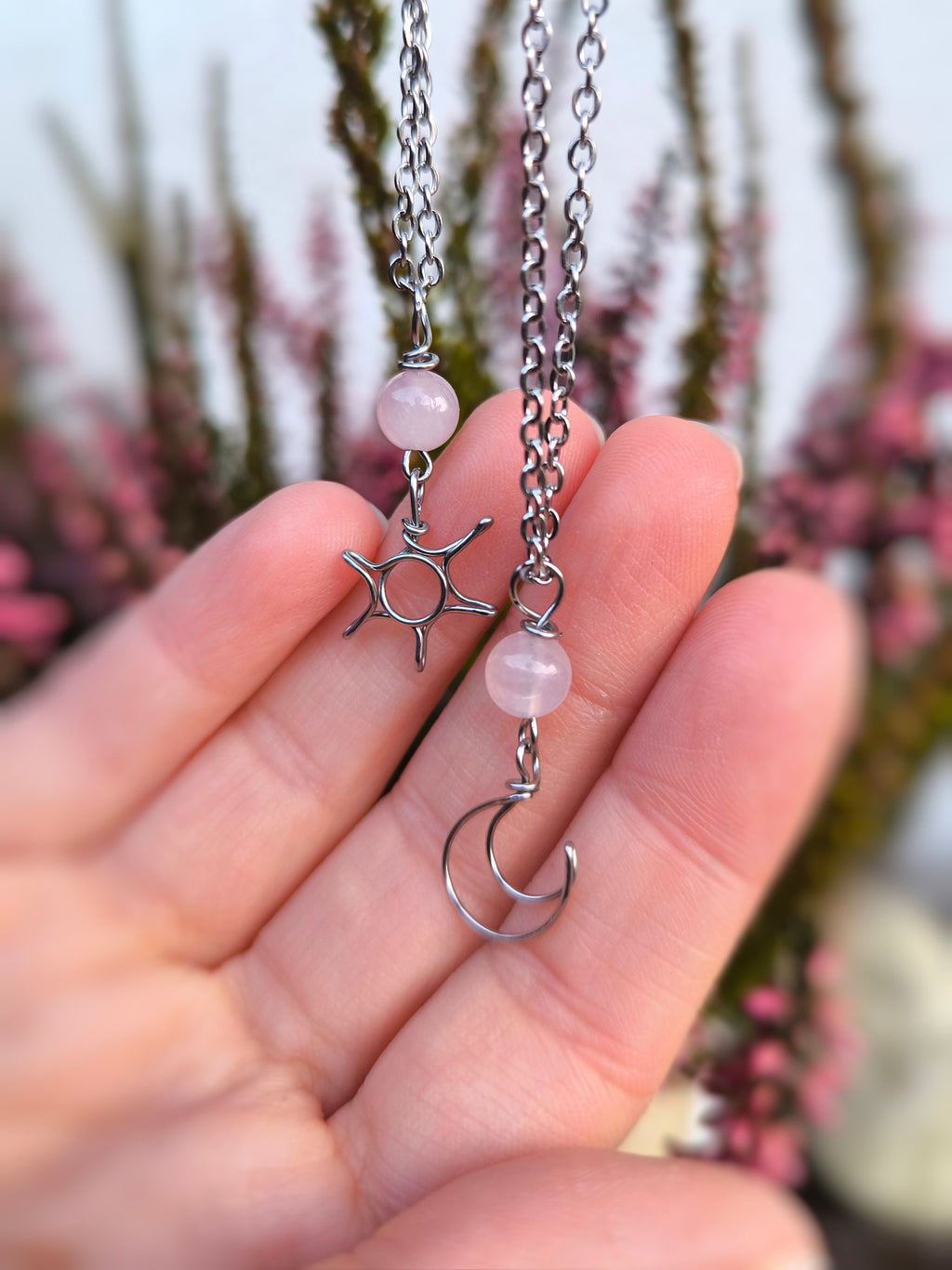 Collane di Coppia "Sun and Moon" - Personalizza il cristallo