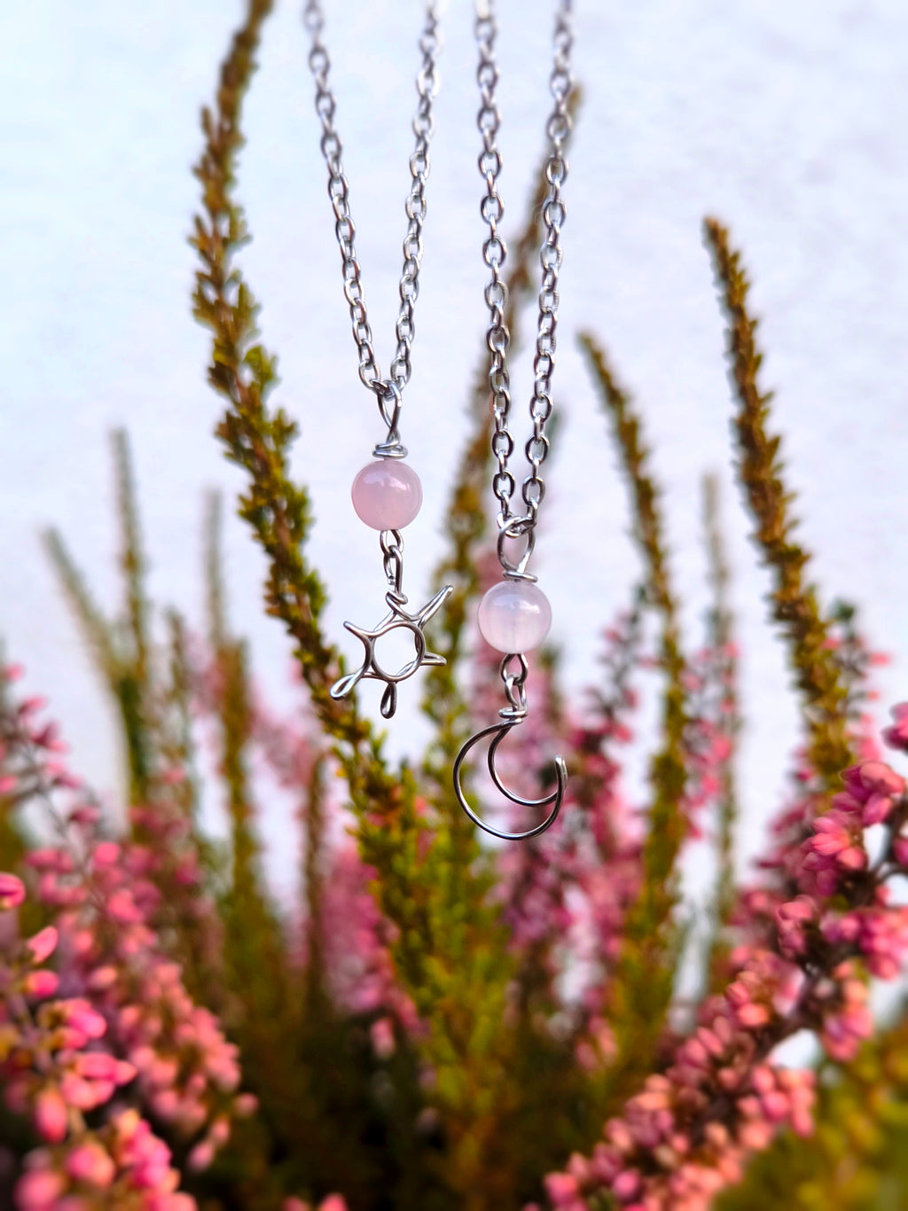 Collane di Coppia "Sun and Moon" - Personalizza il cristallo