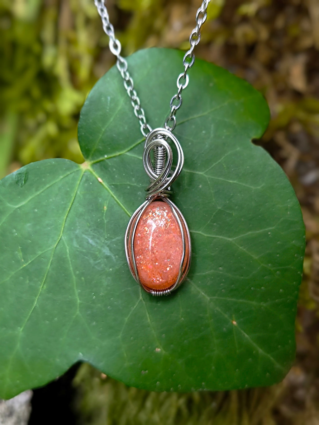 Collana Glow - pietra del sole