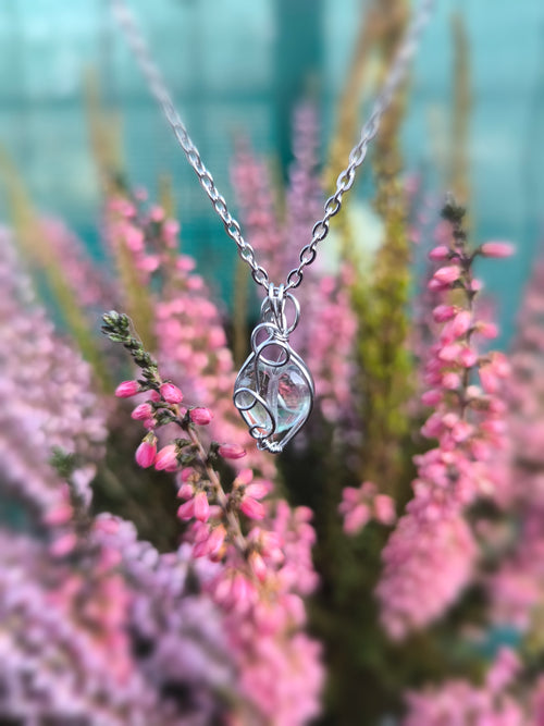 Collana Crystal Seeds Fluorite