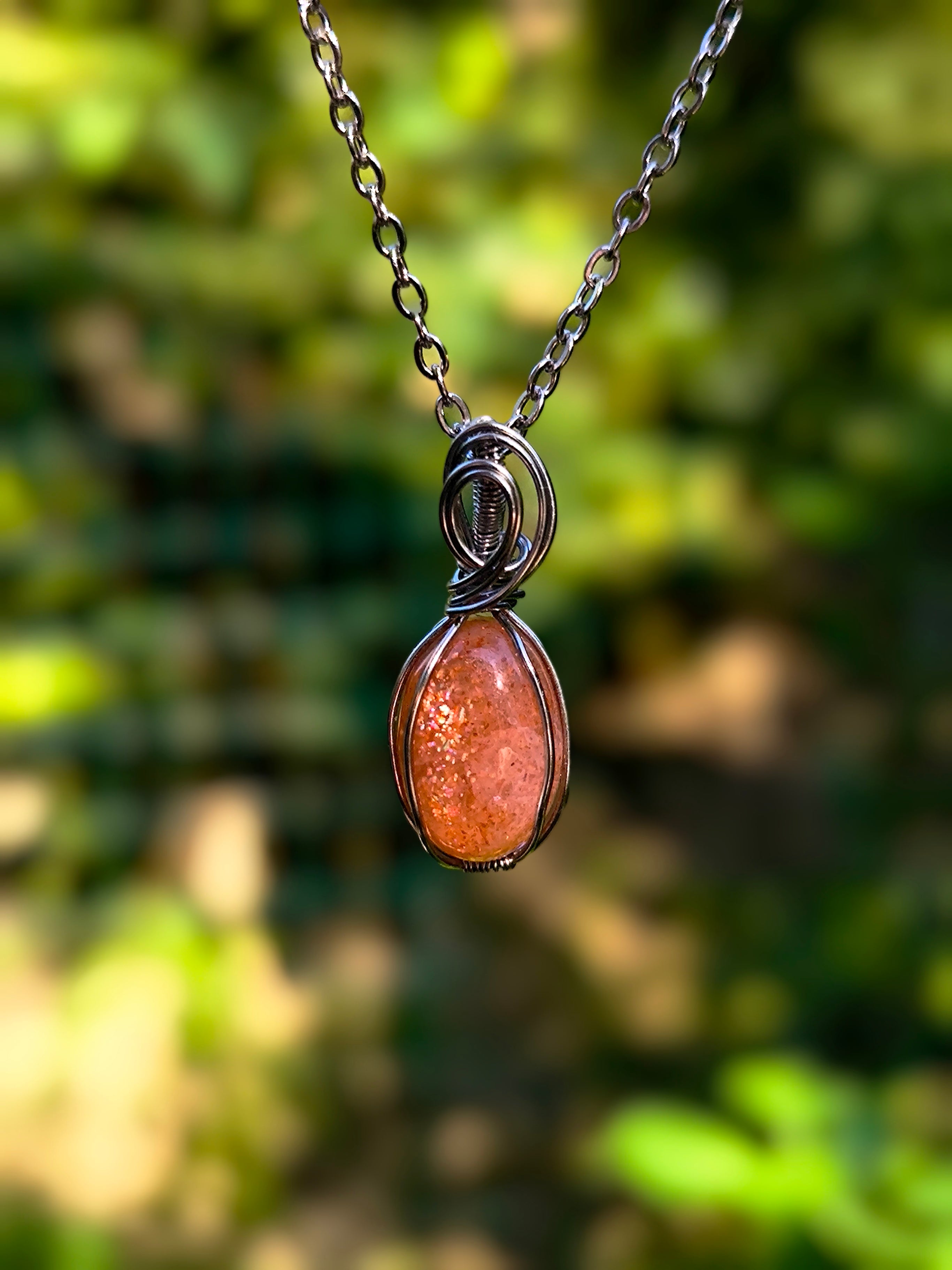 Collana Glow - pietra del sole