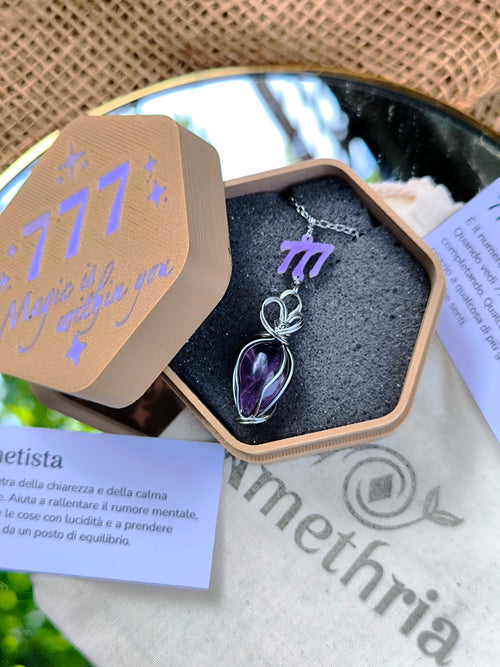 Collana Synchronicity 777 - ametista