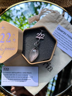 Collana Synchronicity 222 - quarzo rosa