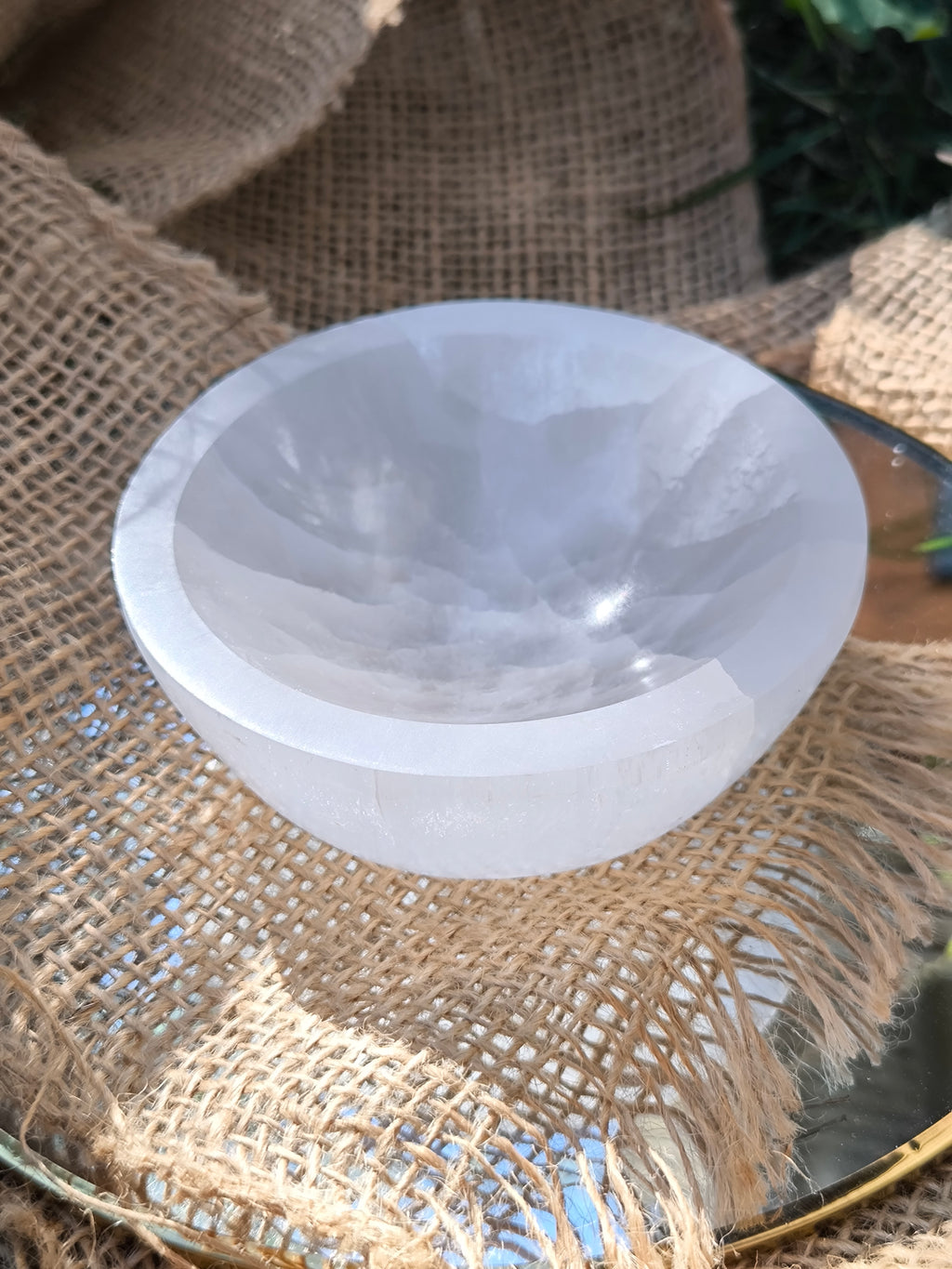 Ciotolina in selenite 10cm