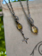 Collana Astral - quarzo citrino