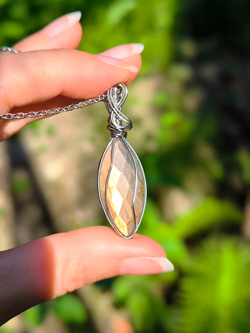 Collana Reflection - labradorite