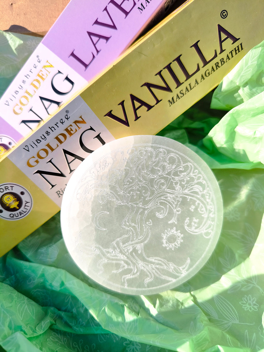 Kit di purificazione - Selenite e Incenso