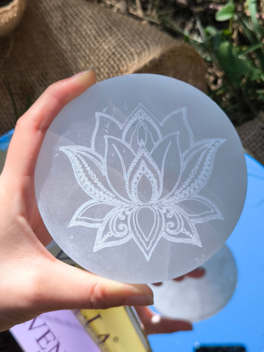 Kit di purificazione - Incenso e Selenite (Loto)